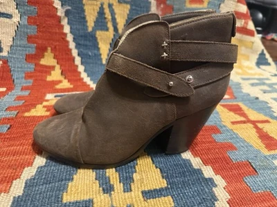 Rag & Bone Women's Brown Leather Ankle Boots Size 39.5 - Image 1 of 4