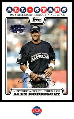 2008 Topps Updates & Highlights #UH65 Alex Rodriguez - Image 1 of 2