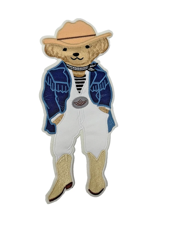 POLO RALPH LAUREN EXTRA LARGE SEW ON BEAR PATCH VERY RARE AUTHENTIC #12  !!!!!!! - Image 1 of 1