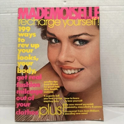 Mademoiselle Magazine February 1977 Debbie Dickinson, Recharge Yourself Foto 1 de 4