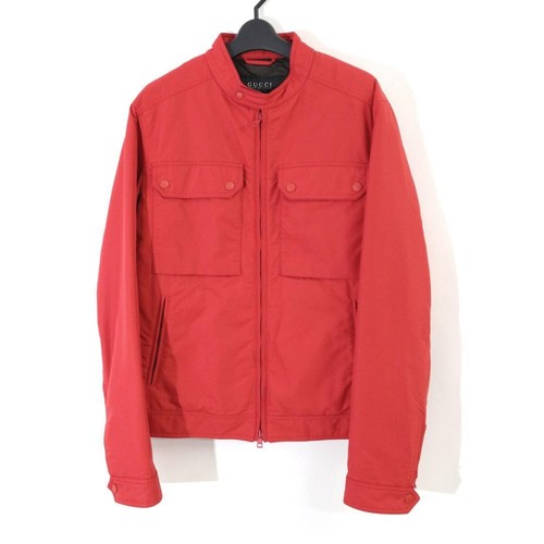 Gucci 14AW Giacca Uomo Trapuntata Nylon Singolo Rider Taglia 46 Usatoo