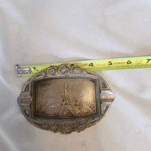 paris metal plate vintage Souvenor Dish - Picture 1 of 2