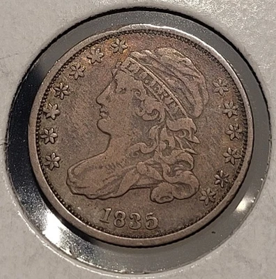 1835 Capped Bust Dime in VF+ Very Fine Plus Condition - Image 1 of 2