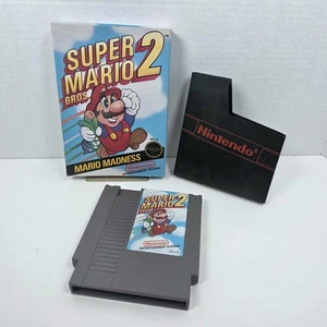 Super Mario Bros. 2 No Manual w/ Sleeve (Nintendo, NES 1988) - Picture 1 of 17