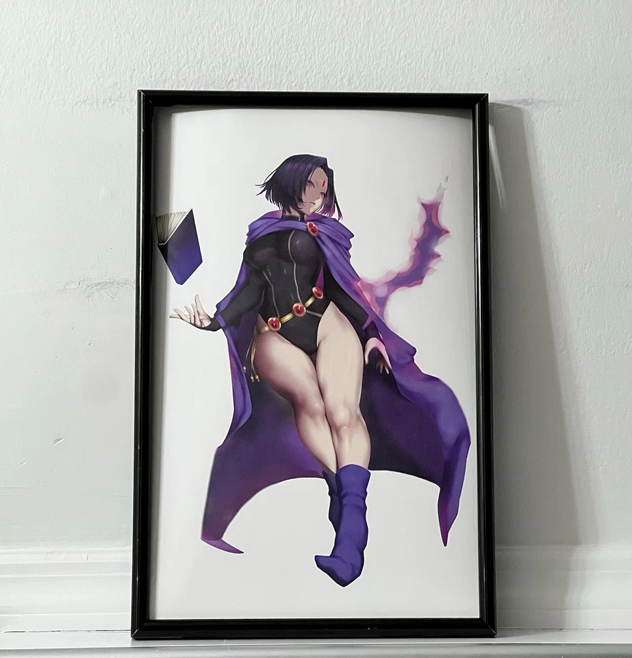 Teen Titans Raven Art Poster - image 1 of 1