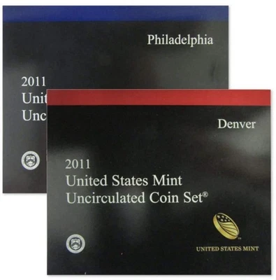 2011 P and D US Mint Set in Original Government Packaging - Image 1 of 3