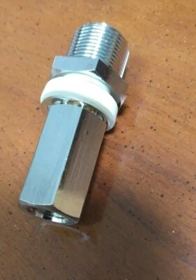 ADAPTADOR DE MONTAJE DE PERNO WORKMAN (SM1) 3/8X24 a SO-239 PARA ANTENA Foto 1 de 2