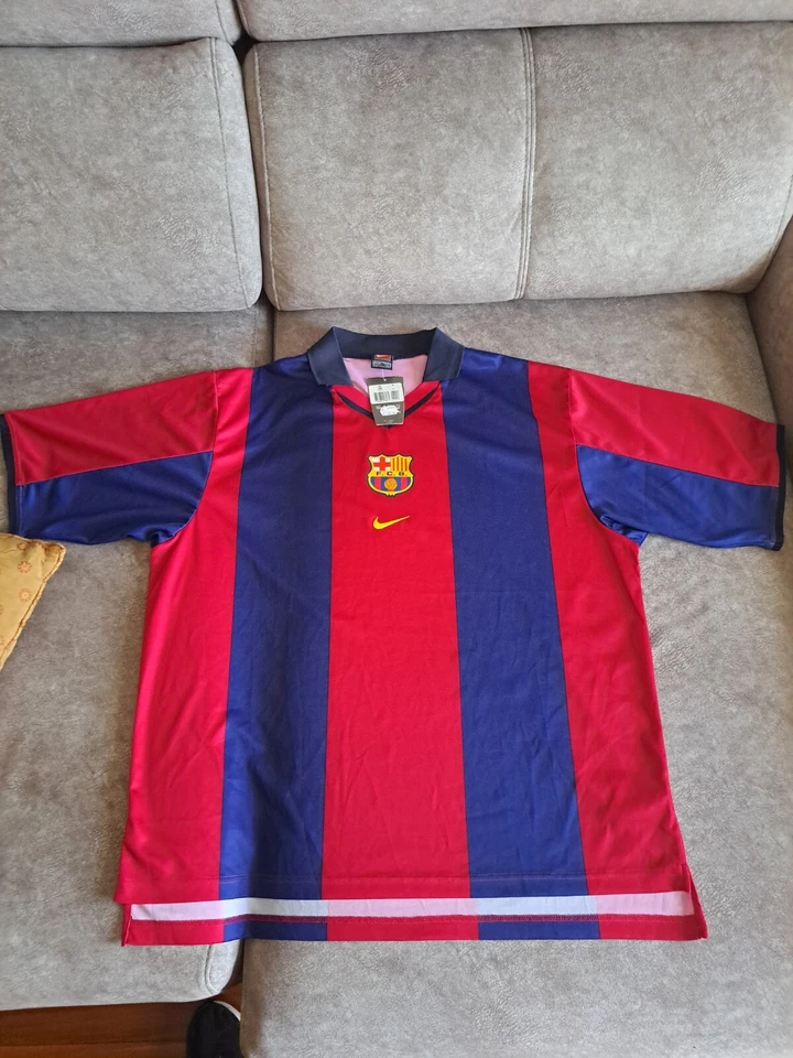 FC BARCELONA  Jersey Football Shirt Trikot Home Original XXL NIKE NEW BNWT - Imagen 1 de 4