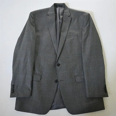 Blazer Traje Chaqueta Abrigo Deportivo Chaps 44L Gris Cuadros Glenn Para Hombre Foto 1 de 4