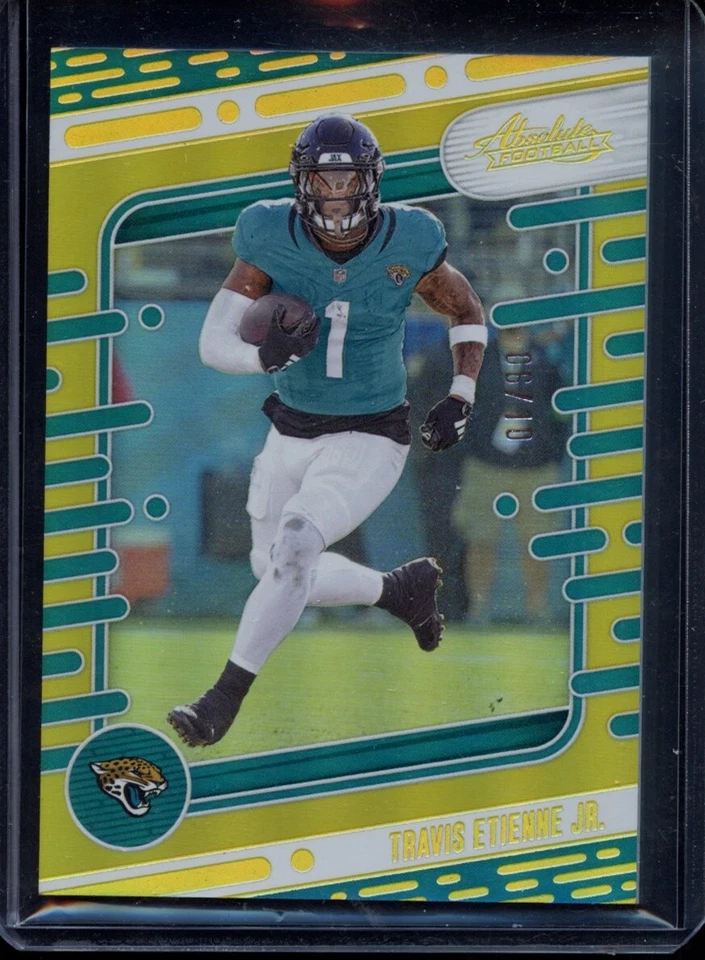 Panini Absolute Travis Etienne Jr GOLD /10 SSP - Image 1 of 1