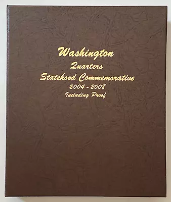 2004-2008 US Statehood Quarters (100 Coins) Including Proofs In Dansco Album - Image 1 of 4