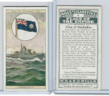 W62-135b Wills, Flags of the Empire, 2nd, 1929, #4 Barbados