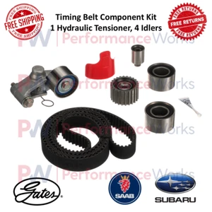 Gates Timing Belt Component Kit 281 Teeth For Subaru Impreza, Legacy & Saab 9-2X - Picture 1 of 11