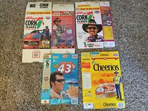 4 43 Richard Petty Wheaties Cheerios Kelloggs Cereal box Pontiac Dodge NASCAR