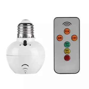 E27 Funk-Fernbedienung, Lampenfassung, Schalter, Sockel, Ger? f? LED-Leuchtmitte - Bild 1 von 7