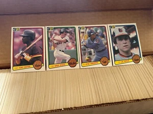 1983 DONRUSS BASEBALL SET COMPLETO 1-660 GWYNN SANDBERG BOGGS ROOKIES NRMT/MT - Foto 1 di 9