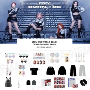 itzy 2nd World Tour BORN TO BE in Seoul Oficial MD Auténticos Artículos K-POP - Imagen 1 de 81