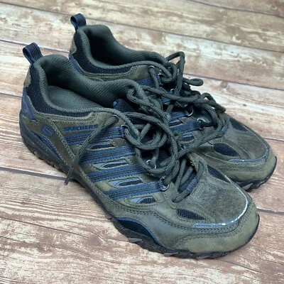 Skechers Mujer Canyon Run 46757 Talla 6.5 Zapatos Cuero Senderismo Aire Libre Caminar Foto 1 de 4