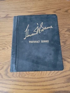 1952 Howard Sams Photofact Service Radio Television Record Player Parts Charts  - Picture 1 of 24