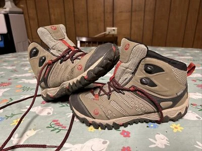 Туристические ботинки Merrell All Out Blaze Vent средние женские размер 6 США ЕС 36 коричневая кожа - Изображение 1 из 4