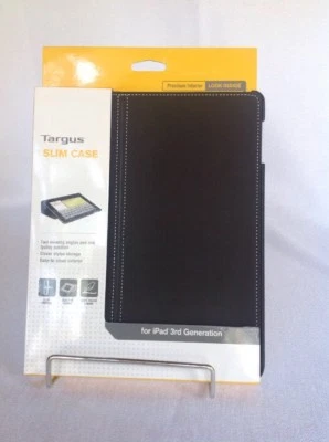 NEW Targus Slim Case for iPad 3rd Generation w/ Built-In Stand - Gray - Image 1 of 2