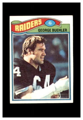 1977 TOPPS FOOTBALL RAIDERS #137 GEORGE BUEHLER  - Image 1 of 2