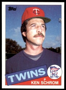 1985 Topps Ken Schrom B Baseball Cards #161