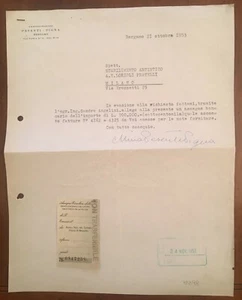 Lettera firmata da Mina Pesenti Pigna - Picture 1 of 1