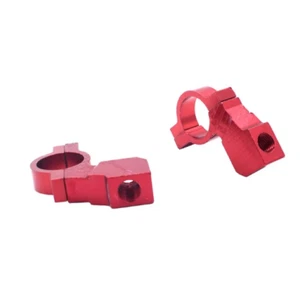 7/8" (22mm) Manillar Aluminio Espejo Retrovisor Montaje 10mm-Par Rojo - Imagen 1 de 1