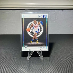 Saddiq Bey 2020-21 Noir #162 Rookie Association Edition Holo 10/25 RC Read* - Picture 1 of 4