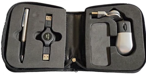 Laptop Travel Retractable USB Mini Mouse & USB Extender & 4 Port Hub & Stylus - Picture 1 of 14