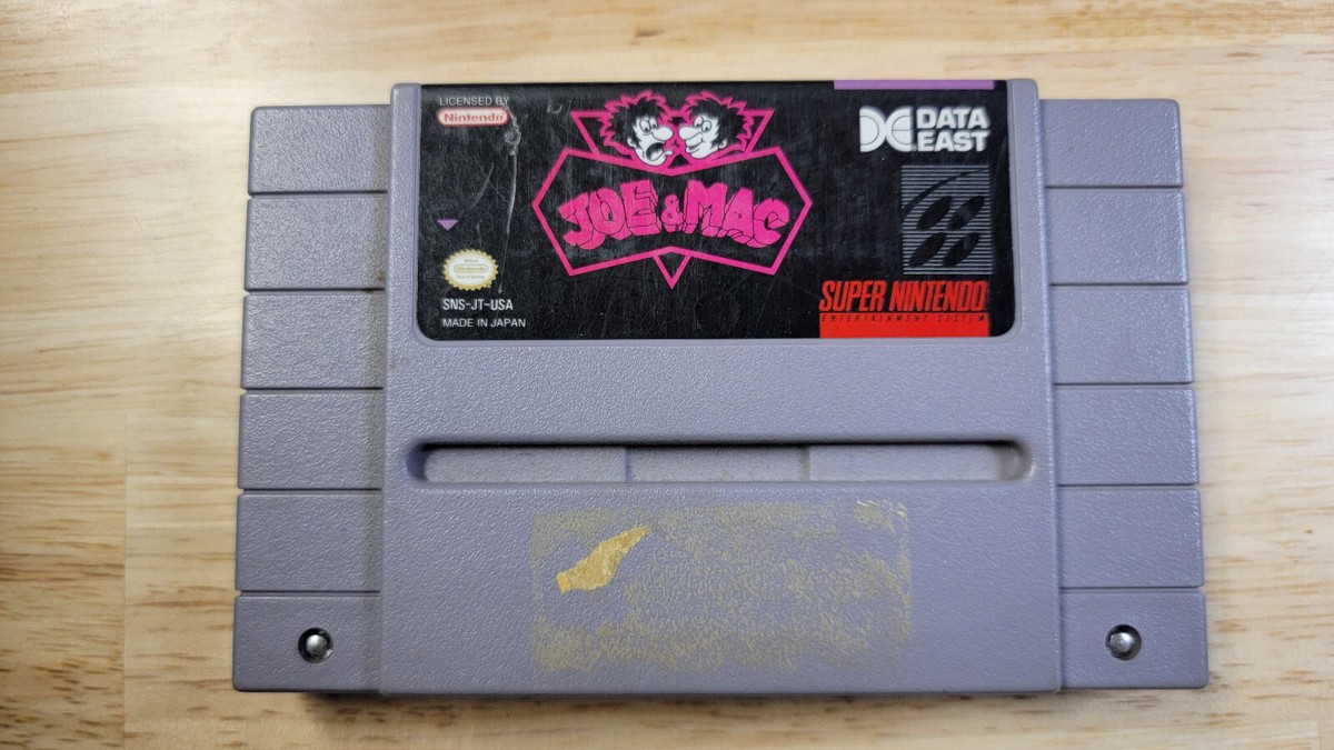 Joe & Mac Nintendo SNES Video Games for sale | eBay