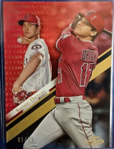 Topps Gold Label Shohei Ohtani Clase 3 2019 rojo #3 01/25 Angels SSP!¡! - Imagen 1 de 2
