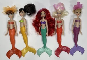 2019 Disney 30th Anniversary Little Mermaid Ariel and Sisters Mini Doll Set  - Picture 1 of 13