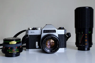 CHINON M1 + 55mm f1,7 + Hanimex MC 28mm f2,8 + Tokura MC 80-200mm f3,9 - Photo 1/4