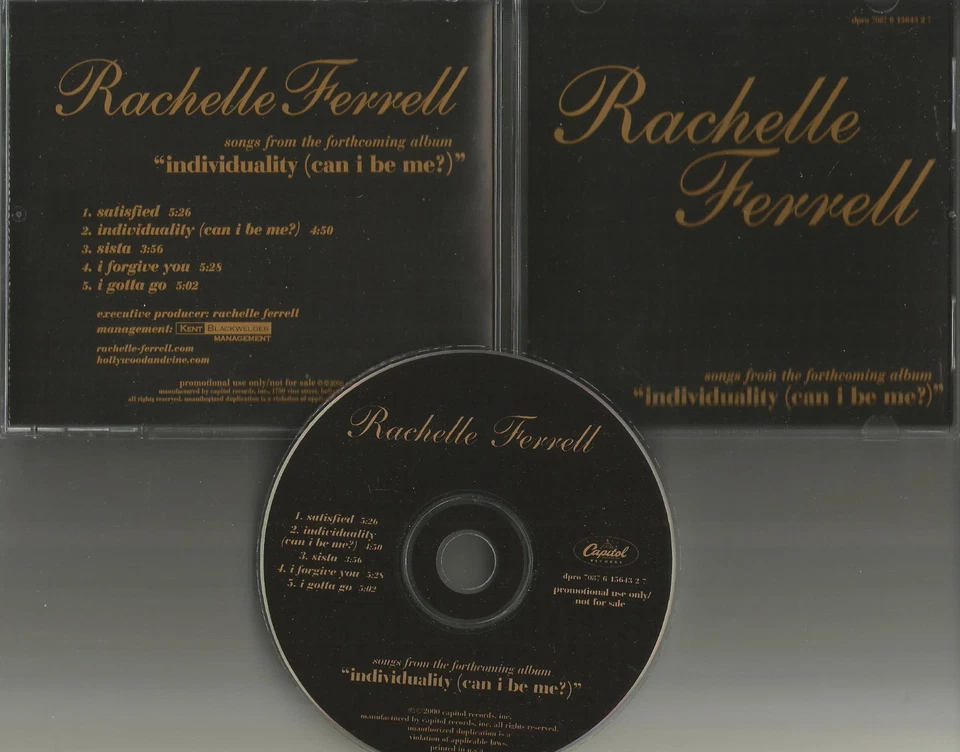 RACHELLE FERRELL Rare 5 TRX SAMPLER 2000 USA PROMO Radio DJ CD single  - Image 1 of 1