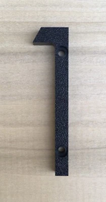 4英寸现代房屋地址号和字母,颜色可选 — 第 1/4 张图片