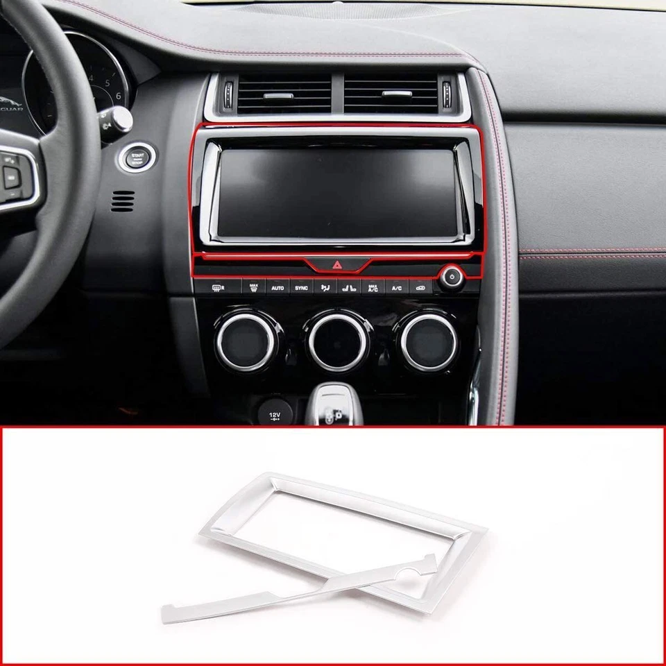 For Jaguar E-Pace ABS Center Console GPS Navigation Frame Cover Trim 2018-2021 - Image 1 of 4