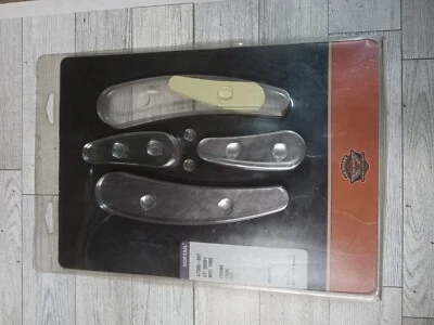 Harley Softail Heritage Ночной Поезд Swingarm рама отделка Вставка Хром 3 шт.  - Изображение 1 из 4