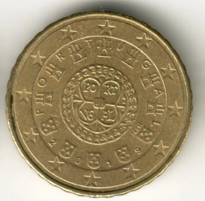 Portugal - 2019L - 10 € ¢ - 2º mapa - Afonso Henriques - #16799 Foto 1 de 2