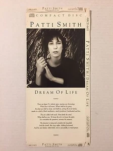 Vintage 1980s Patti Smith Dream Of Life Empty CD Longbox Only No Disc 1988 80s - Picture 1 of 6