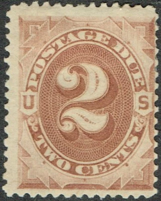 USA 1879 Postage Due Scott J2 MHR (CV: $450 US) - Image 1 of 2