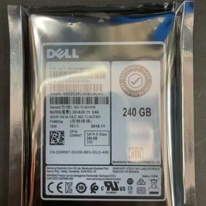 SSD 240 GB SAMSUNG PM863A DELL MZ7LM240HMHQ0D3 MZ-7LM240B DP/N 024RW7 SATA 6 Gbps - Foto 1 di 2