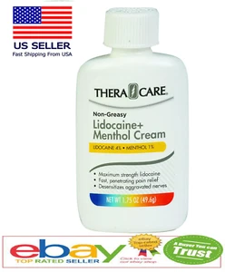 Lidocane plus + Lidocaine 4% Strongest Pain Relieving Cream, 1.75 Oz + Menthol - Picture 1 of 3
