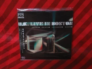 U.K. LIVE IN BOSTON RARE OOP JAPAN MINI-LP BLU-SPEC CD - Imagen 1 de 1