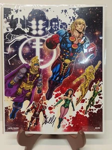 Bam Box Eternals Movie Print by Karl Altstaetter Limited Numbered 265/500 - Bild 1 von 3