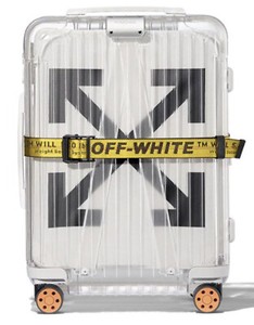 off white luggage sale