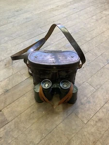 NOS WWII-Era Hungarian 6x30 Sighting Binoculars w/ Carrying Case & Filters (VSB) - Picture 1 of 15