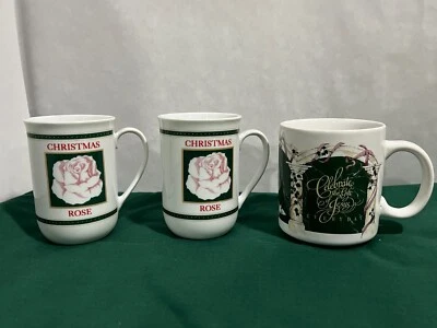 3 Christmas Mugs - Christian Themed - Image 1 of 4