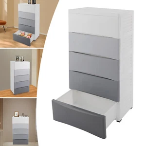 5 Drawer Dresser Storage Tower Organizer Unit for Bedroom Closet Entryway USA - Picture 1 of 13